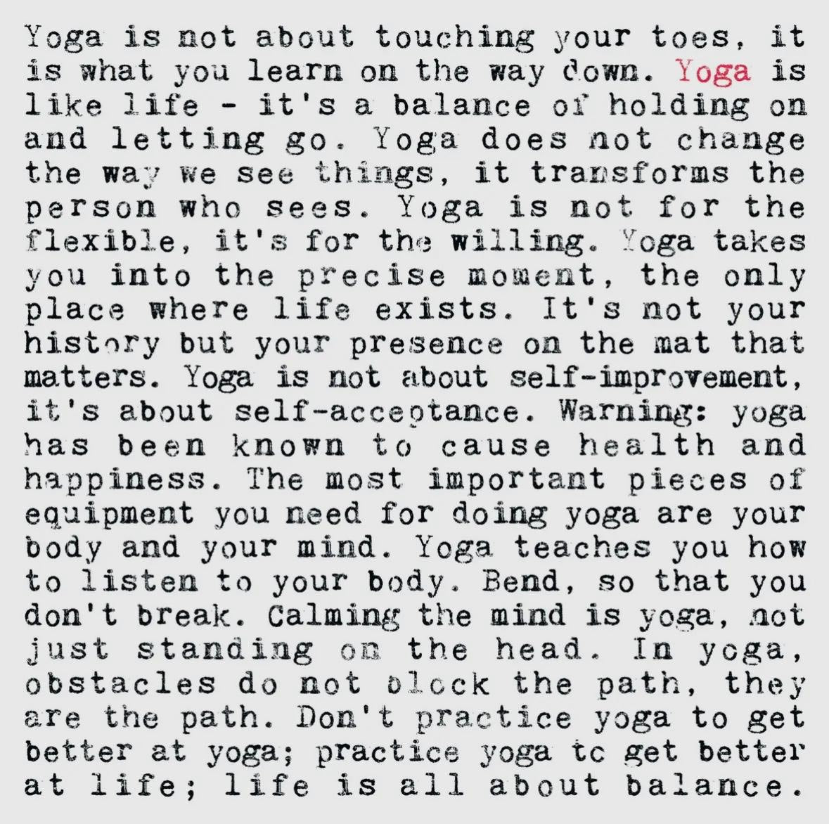 Yoga Enthusiast Greeting Card
